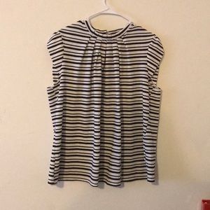 ELLE black and white stripped shirt